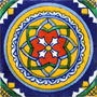 Mexican Colonial Tile Vitral 1122